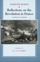 Reflections on the revolution in France 0872200205 Book Cover