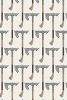 Viking Pattern - Go To Valhalla 77: Graph Paper 5x5 Notebook for Norse Mythology Lovers 1099713625 Book Cover