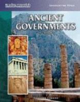Ancient Governments 0789158892 Book Cover