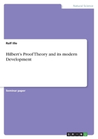 Hilbert's Proof Theory and its modern Development 3346592898 Book Cover