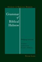 Grammar of Biblical Hebrew 1433125285 Book Cover