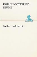 Freiheit Und Recht 3847238396 Book Cover