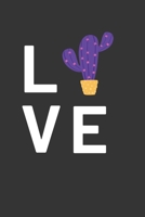 LOVE CACTUS: Cactus Graphic Diary Blank Notebook (6x9), 120 Pages 1702715477 Book Cover