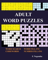 ADULT WORD PUZZLES B08TYVBH1X Book Cover