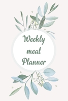 Weekly meal planner: Meal Planning & Grocery List Menu Food Planners Prep Book Eat Records Perfect for to Do Lists, Meal Planning, Weekly Diet Prep (120 pages, 6 x9 '') 1677873388 Book Cover