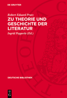Zu Theorie Und Geschichte Der Literatur 3112703480 Book Cover