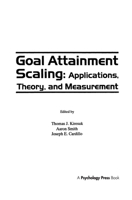 Goal Attainment Scaling: Applications, Theory, and Measurement 0898598893 Book Cover