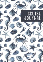 Cruise Journal: Vacation Diary Blue Watercolor Ocean Animals 1712759329 Book Cover