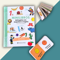 Minilibros bilingües en español e inglés - Mis primeras palabras / Spanish and English Bilingual Minibooks - My First Words (Spanish Edition): ... inglés. ¡Incluye un puzle! (Libros de cartón) 8419898570 Book Cover