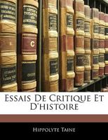 Essais de Critique Et D'Histoire 1142162605 Book Cover