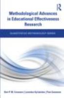 Methodological Advances in Educational Effectiveness Research 0415481767 Book Cover