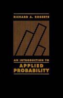 An Introduction to Applied Probability 020105552X Book Cover