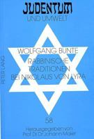 Rabbinische Traditionen Bei Nikolaus Von Lyra: Ein Beitrag Zur Schriftauslegung Des Spaetmittelalters 3631480156 Book Cover