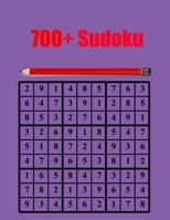 700+ Sudoku: Sudoku Puzzle Book for Adults B08Q9W9JL2 Book Cover