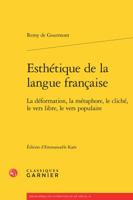 Esthétique De La langue Française 2012543464 Book Cover