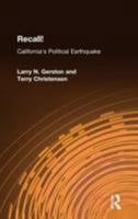 Recall: California's Political Earthquake 0765614561 Book Cover