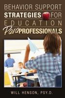 Behavior Support Strategies for Education Paraprofessionals 1419696122 Book Cover