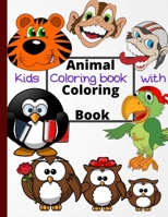 Kids Coloring book with Animal Coloring Book: Cool Coloring For Girls & Boys Aged 04-08: Cool Coloring Pages & Inspirational, Positive Messages About ... Cool, Mermaid Coloring Book for Kids Ages 4-8 B08H6NL5D2 Book Cover