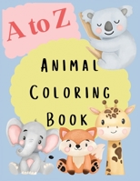 A to Z Animal Coloring Book 1839903236 Book Cover