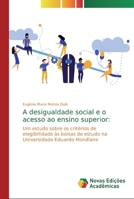 A desigualdade social e o acesso ao ensino superior 6139802296 Book Cover