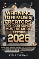 Warning to AI Music Creators: 100–1000 Songs Must Be Made Before 2026: New Al music licensing rules and their 2026 restrictions B0G4M5ZTRH Book Cover