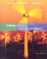 College Algebra: Concepts and Models 0669396184 Book Cover
