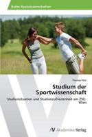 Studium Der Sportwissenschaft 3639626532 Book Cover