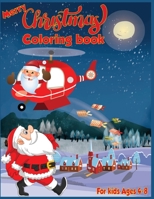 Merry Christmas Coloring Book For Kids Ages 4-8: Beautiful Holiday Designs. B08P2C67RD Book Cover