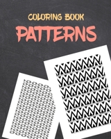 Coloring Book Patterns: Creative Pattern and Geometric Shapes Coloring Book for Adults and Kids 1696897017 Book Cover