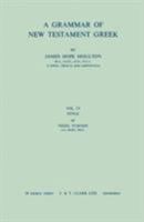 A Grammar of New Testament Greek B0073CRVDC Book Cover