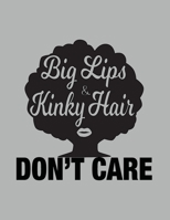 Big Lips and Kinky Hair Don't Care - African American Women Pride 1976460735 Book Cover