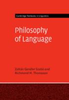 Philosophy of Language 1107096642 Book Cover