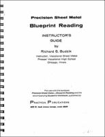 Precision Sheet Metal Blueprint Reading 0912914408 Book Cover