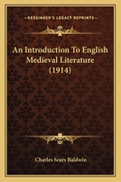 An Introduction To English Medieval Literature 1017317410 Book Cover