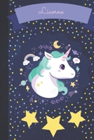 Licorne: Cheval kawaii, carnet de note violet trop mignon, 110 pages lign�es - cadeau d'anniversaire ou de no�l id�al pour filles aimant les chevaux et les licornes 167442910X Book Cover
