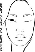 Facecharts for Makeup Artists: Shea 1545061696 Book Cover
