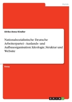 Nationalsozialistische Deutsche Arbeiterpartei - Auslands- Und Aufbauorganisation: Ideologie, Struktur Und Website 3638853497 Book Cover
