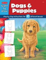 Draw and Color: Dogs & Puppies 1560108169 Book Cover