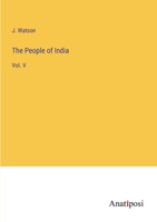 The People of India: Vol. V 3382149540 Book Cover