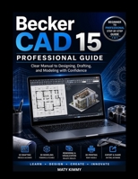 BeckerCAD 15 Professional Guide: Clear Manual to Designing, Drafting, and Modeling with Confidence B0GZG5QC1B Book Cover