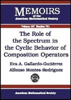 The Role Of The Spectrum In The Cyclic Behavior Of Composition Operators 0821834320 Book Cover