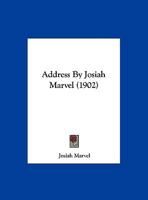Address By Josiah Marvel 1162070943 Book Cover