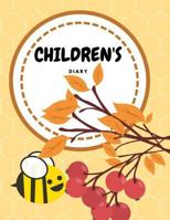 Children's Diary: Ages 4-8 Childhood Learning, Preschool Activity Book 100 Pages Size 8.5x11 Inch 1728609607 Book Cover