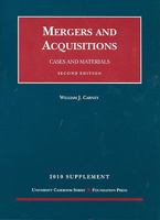 Mergers and Acquisitions, Cases and Materials, 2d, 2010 Supplement (University Casebook: Supplement) 1599417960 Book Cover