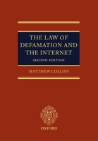 The Law of Defamation and the Internet 0199244685 Book Cover