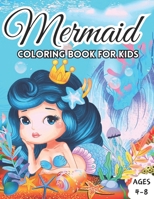 mermaid coloring book for kids ages 4-8: Cute Coloring Pages for Girls and Kids Ages 4-8 (French Edition) B0CNDD5H4F Book Cover