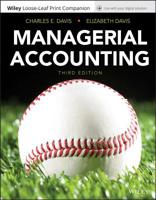 Managerial Accounting [with WileyPlus Blackboard Code] 1118548639 Book Cover