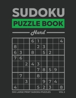 Sudoku Puzzle Book 300 Hard B08DT1FWL9 Book Cover