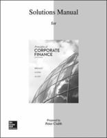 Solutions Manual to accompany Principles of Corporate Finance 0072957271 Book Cover