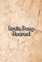 Brain Dump Journal: Template Worksheet Notebook With Prompts To Stop Stressing To Help You Clear Your Mind & Head Of Thoughts By Make Notes in Book | Brown Marble Cover 1678737798 Book Cover